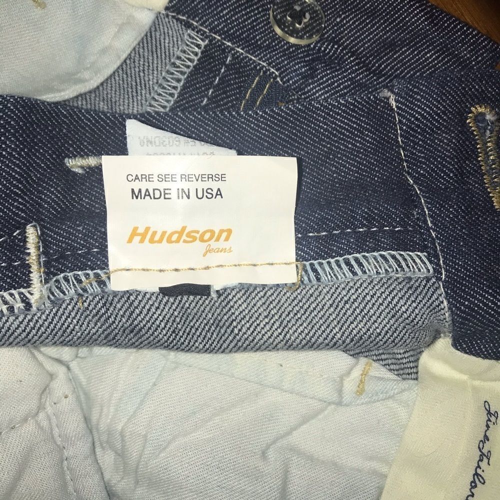 NEW! Hudson Rodeo Trouser Denim Short 24 - Picture 12 of 12